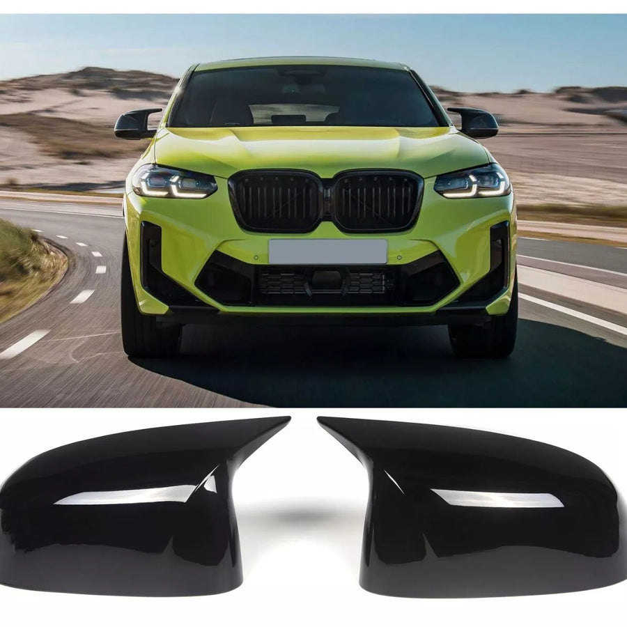 Calotte specchietti neri sportivi da sostituire per BMW G01 G02 G05 G06 G07