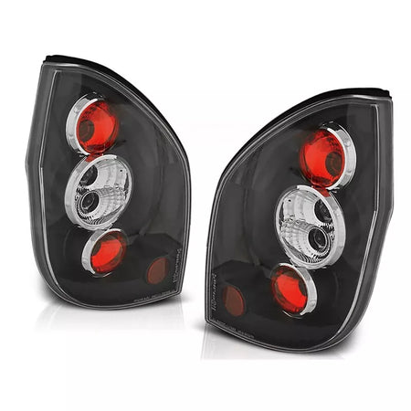 Set Luci Posteriori Chiaro Nero per Opel Zafira A Anno 1999-2005