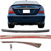 Mercedes W211 bagagliaio Spoiler Posteriore Nero Lucido mod. convers. su E63 AMG