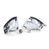 Coppia frecce vetro trasparente cromate per Mercedes SL R129 89-01