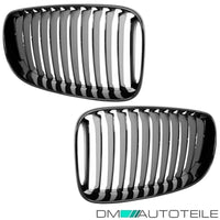 Griglia Nero Lucido controvento per BMW E81 E82 E87 E88 Facelift 07-13