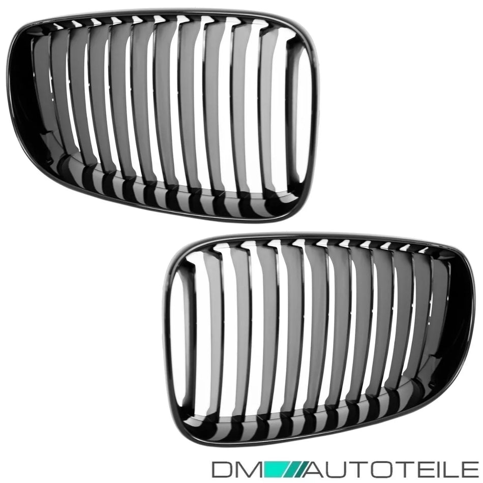 Griglia Nero Lucido controvento per BMW E81 E82 E87 E88 Facelift 07-13