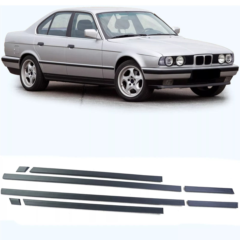 Modanature portiere paraurti modanature set 8 pezzi adatte BMW Serie 5 E34 88-96