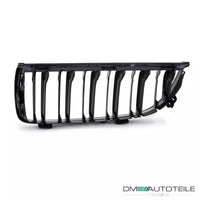 SET Griglia Doppio Ponte per BMW Serie 3 E90 E91 05-08 Nero Lucido