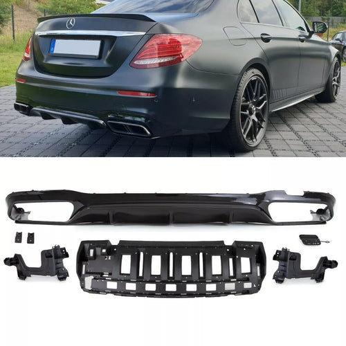 Diffusore Nero Lucido per Mercedes Classe E W213 AMG Line non E63