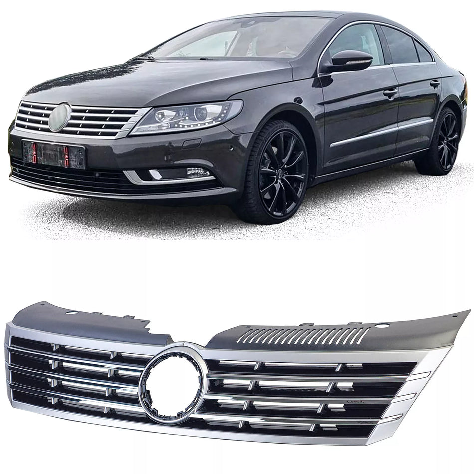 Griglia radiatore nera cromata adatta per VW CC 2012-2017