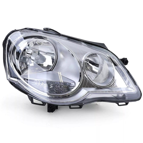 Faro proiettore H7 H1 + motore LWR destro per Vw Polo 9N3 05-09
