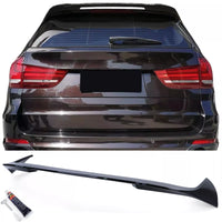 Spoiler posteriore tetto versione sportiva nero lucido, per BMW X5 F15 13-18