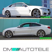 Pellicola minigonne laterali nera per M BMW Serie 4 F32 F33 F36