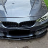 Spoiler anteriore lama Lucido V2 per BMW Serie 4 F32 F33 F36 M 13-21