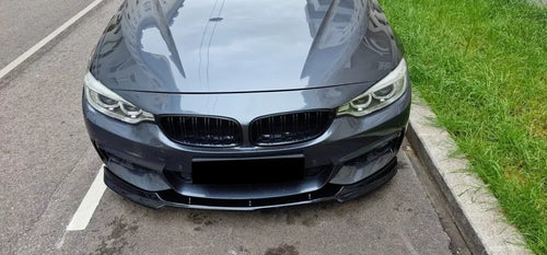 Spoiler anteriore lama Lucido V2 per BMW Serie 4 F32 F33 F36 M 13-21