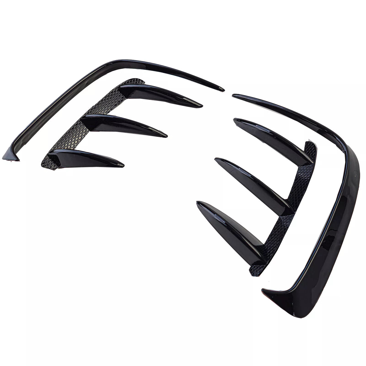 Kit ali spoiler flaps splitter paraurti posteriore per Mercedes A W176 13-18 – vista 2