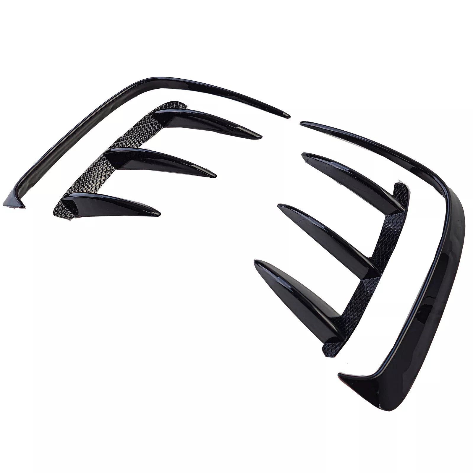 Kit ali spoiler flaps splitter paraurti posteriore per Mercedes A W176 13-18 – vista 2