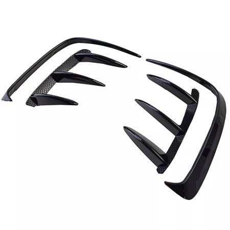 Kit ali spoiler flaps splitter paraurti posteriore per Mercedes A W176 13-18 – vista 2