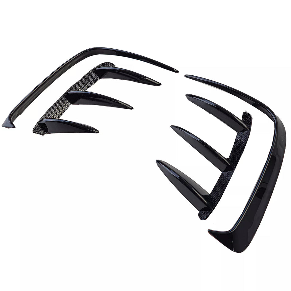 Kit ali spoiler flaps splitter paraurti posteriore per Mercedes A W176 13-18