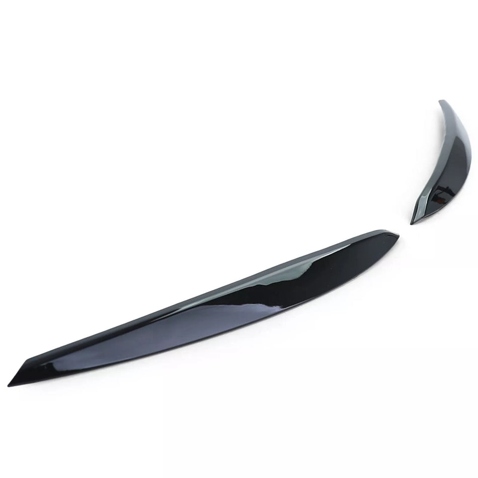 Coppia parafari brutto sguardo nero lucido per VW Golf 6 08-12