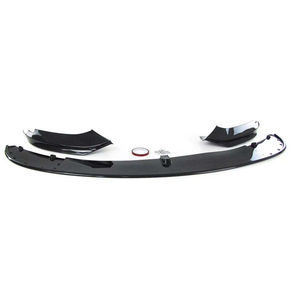Labbro spoiler anteriore attacco paraurti aspetto look carbonio per BMW F32