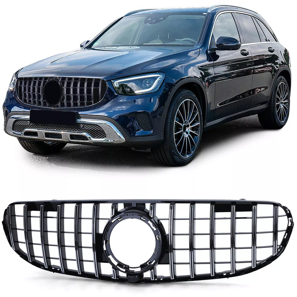 Griglia Sport cromata nera per Mercedes GLC X253 SUV senza pacchetto da 20