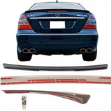Mercedes W211 bagagliaio Spoiler Posteriore Nero Lucido mod. convers. su E63