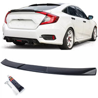 Spoiler tetto Sport RS nero lucido, per Honda Civic 2016-2020