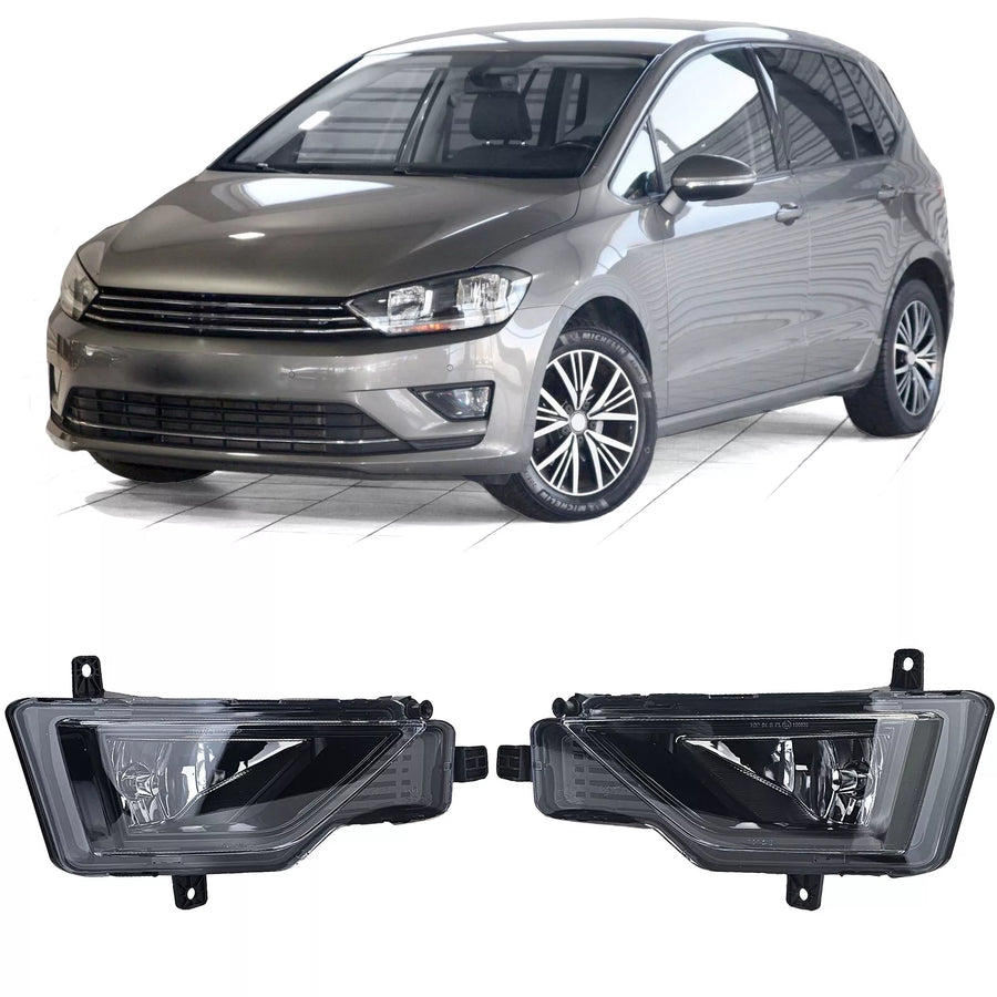 Fendinebbia destro + sinistro per Vw Golf Sportsvan 2014-02-2019 prefacelift