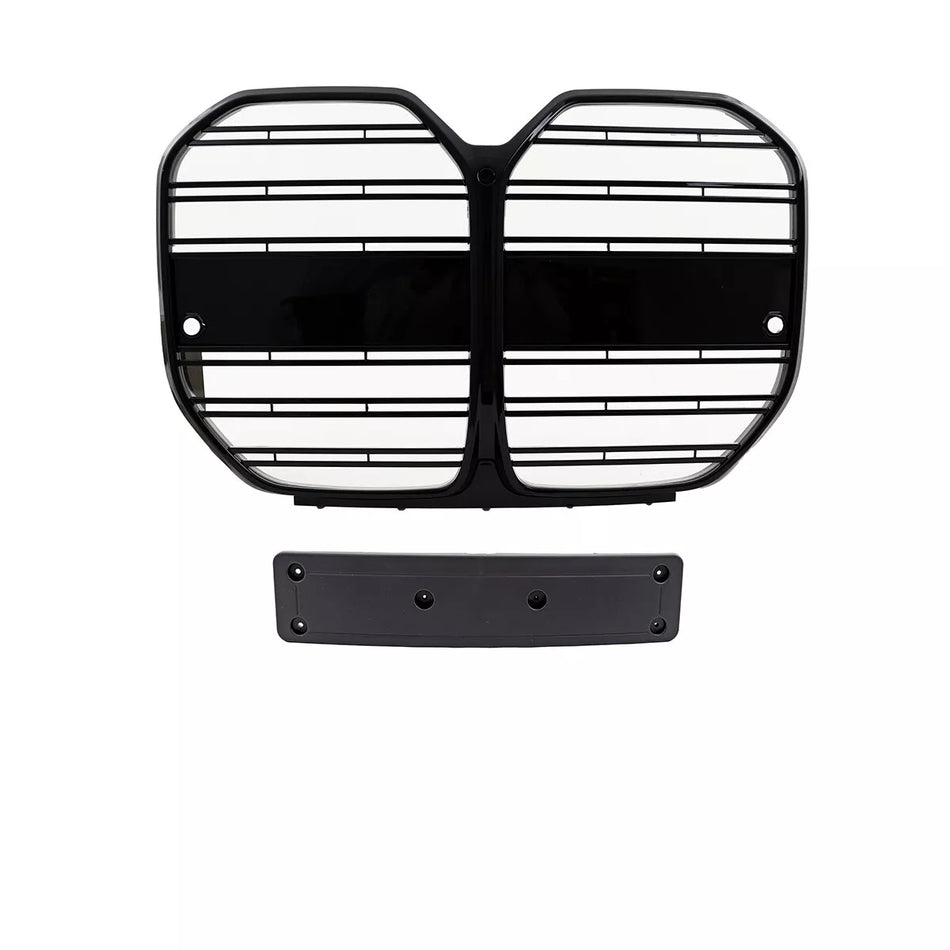 Griglia Sportiva doppia  nera lucida senza ACC per BMW Serie 4 G26 Gran Coupe