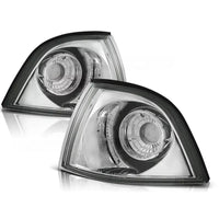 Set frecce anteriori cromate vetro per BMW Serie 3 E36 Coupe Cabrio 90-99