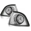 Set frecce anteriori cromate vetro per BMW Serie 3 E36 Coupe Cabrio 90-99