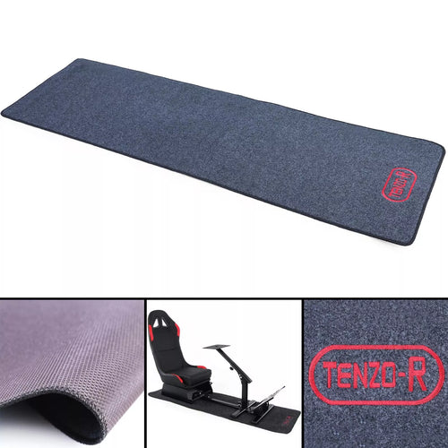 Tenzo-R Sottotappeto Nero Rosso per Sedile Gioco Console Playstation Xbox PC