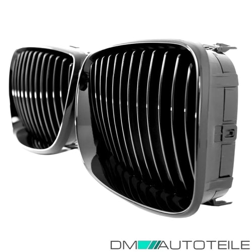 Griglia Nero Lucido controvento per BMW E81 E82 E87 E88 Facelift 07-13
