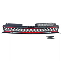 Griglia Sport senza emblema nera rossa adatta per VW Golf 6 anche GTI 08-13