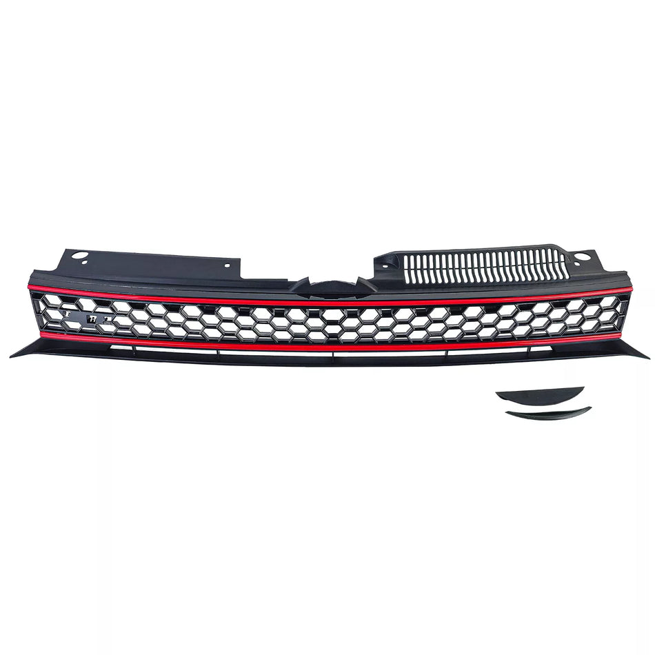 Griglia Sport senza emblema nera rossa adatta per VW Golf 6 anche GTI 08-13