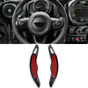 Palette prolunga alluminio nero adatta per Mini Cooper F55 F56 Cabrio F57