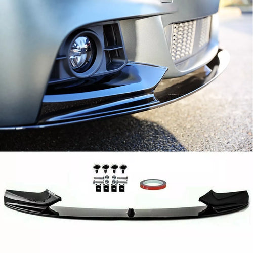 Spoiler anteriore Lippe Nero Lucido per BMW F10 F11 M Sport