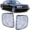 Coppia frecce bianche sinistra destra per Mercedes Classe S W126 79-91