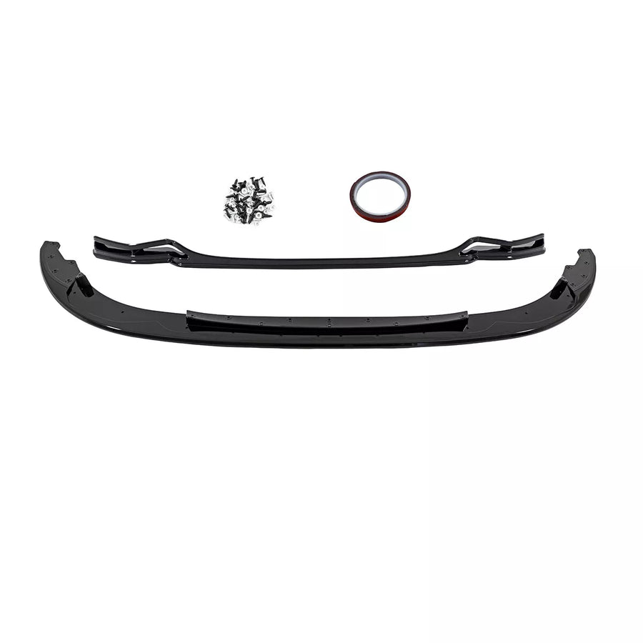 Spoiler anteriore Competition Nero Lucido per BMW E92 E93 06-10 M pacchetto