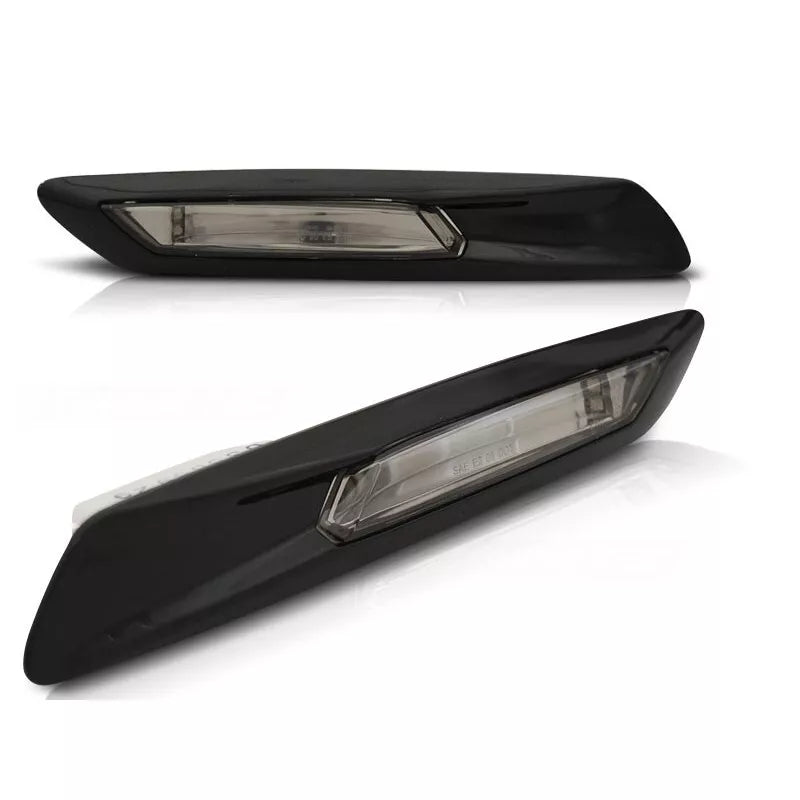 Frecce laterali LED per BMW Serie 5 E61 Serie 1 E81/E82/E87 3 E90 Nero Lucido