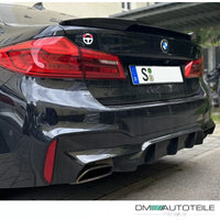 Spoiler Posteriore EVO Posteriore Nero Lucido + 3M per BMW Serie 5 G30