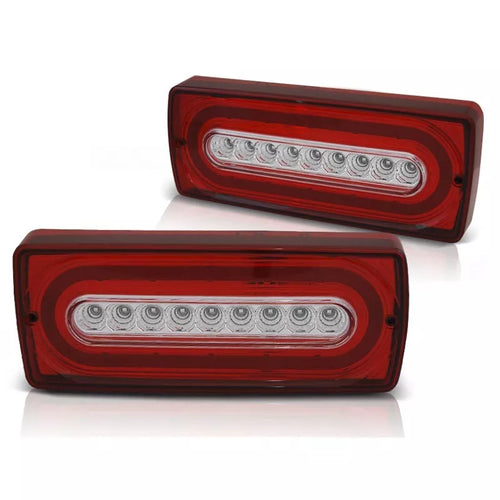 Fanali posteriori a LED per Mercedes Benz Classe G W463 1990-2012 rosso/chiaro