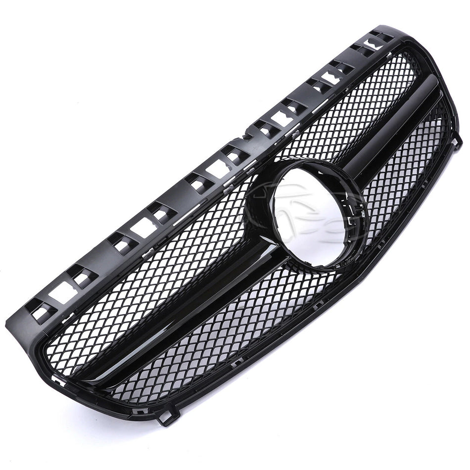 Griglia Sport Griglia Radiatore per Mercedes W176 Classe A 2012-2015 NERO