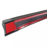 Spoiler posteriore strisce da incollare universale flessibile 1, 45 mx2 cm nero