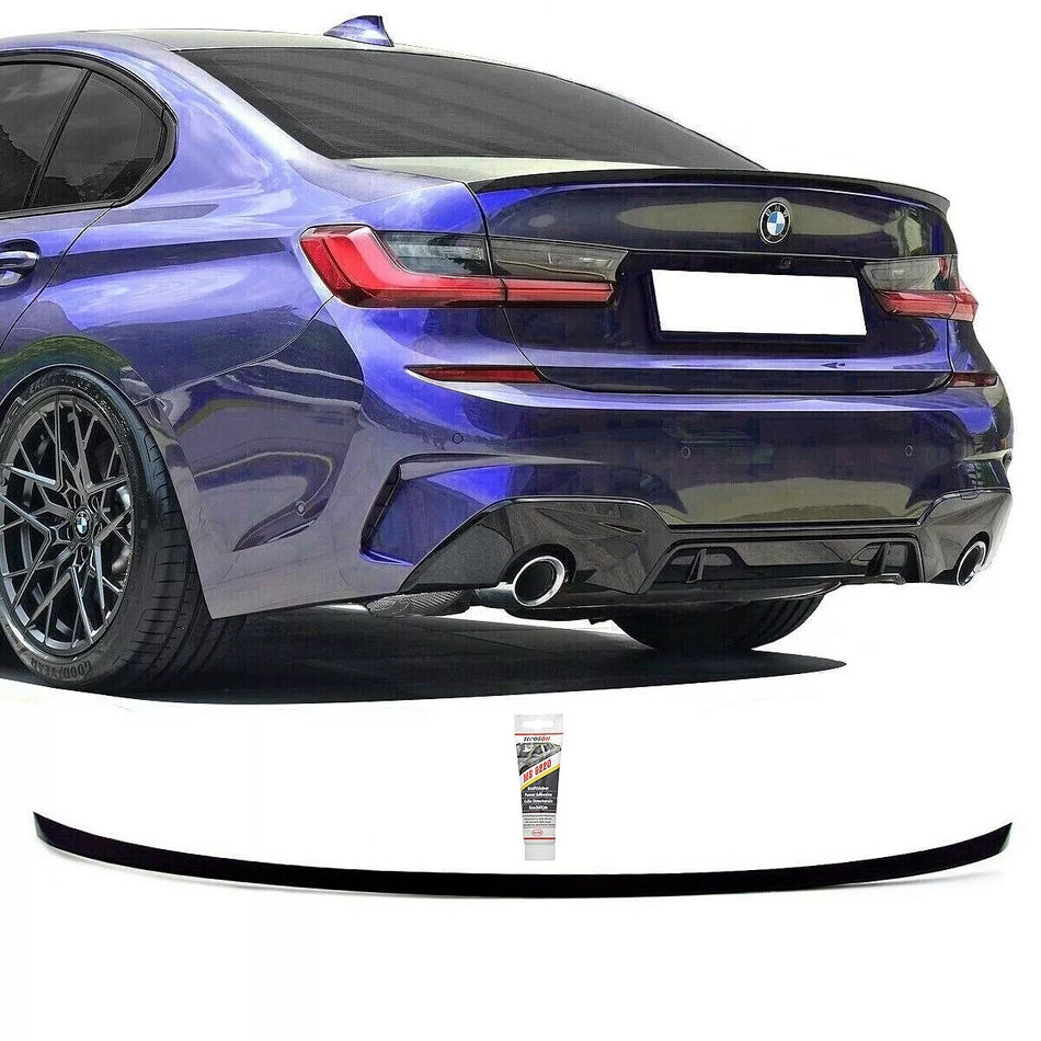 Spoiler Posteriore Posteriore per BMW G20 2018 Nero Opaco