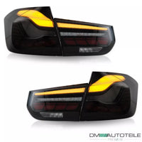 Set frecce dinamiche LED luci posteriori Smoke 4 OLED per BMW Serie 3 F30 F35