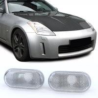 Frecce Laterali Bianco Coppia, per Nissan Micra K12 350Z Note E11 Navara Qashqai
