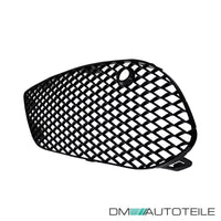 Set Griglia Paraurti Favi Nero Lucido per Mercedes W205 S205 14-18 AMG Line