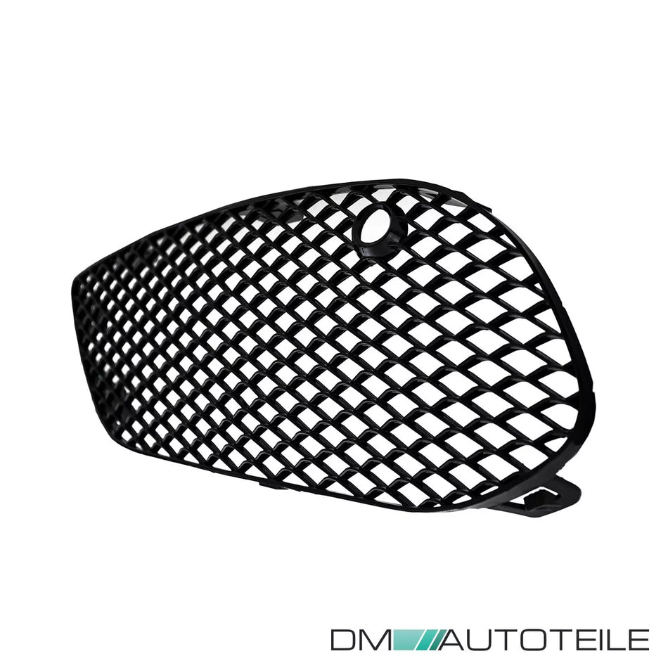 Set Griglia Paraurti Favi Nero Lucido per Mercedes W205 S205 14-18 AMG Line