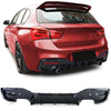 Diffusore posteriore-performance 4 tubi-per BMW Serie 1 F20 F21 M135 M140 15-19