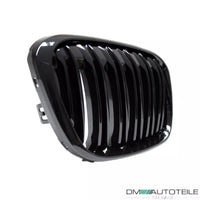 Set Griglia doppia barra nera griglia lucida per BMW X1 F48 anno 2014>