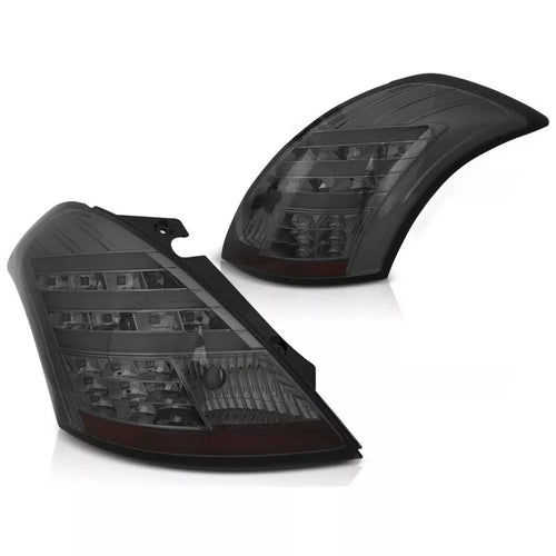 Fanali posteriori a LED lightbar per Suzuki Swift V 2010-2013 in fumo
