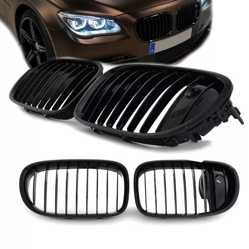 Set Griglia Nero Lucido per BMW Serie 7 F01 F02 12-15